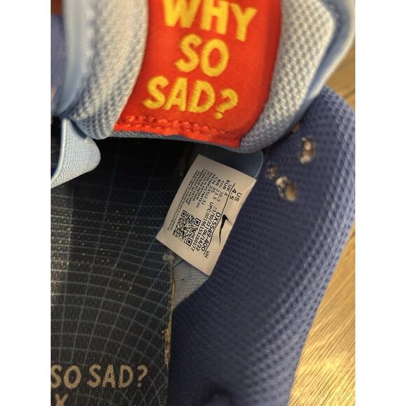Nike SB Dunk Low Why So Sad? Size 4.5Y Blue Yellow Skate Shoes 2022 DV5429-400 main image 5